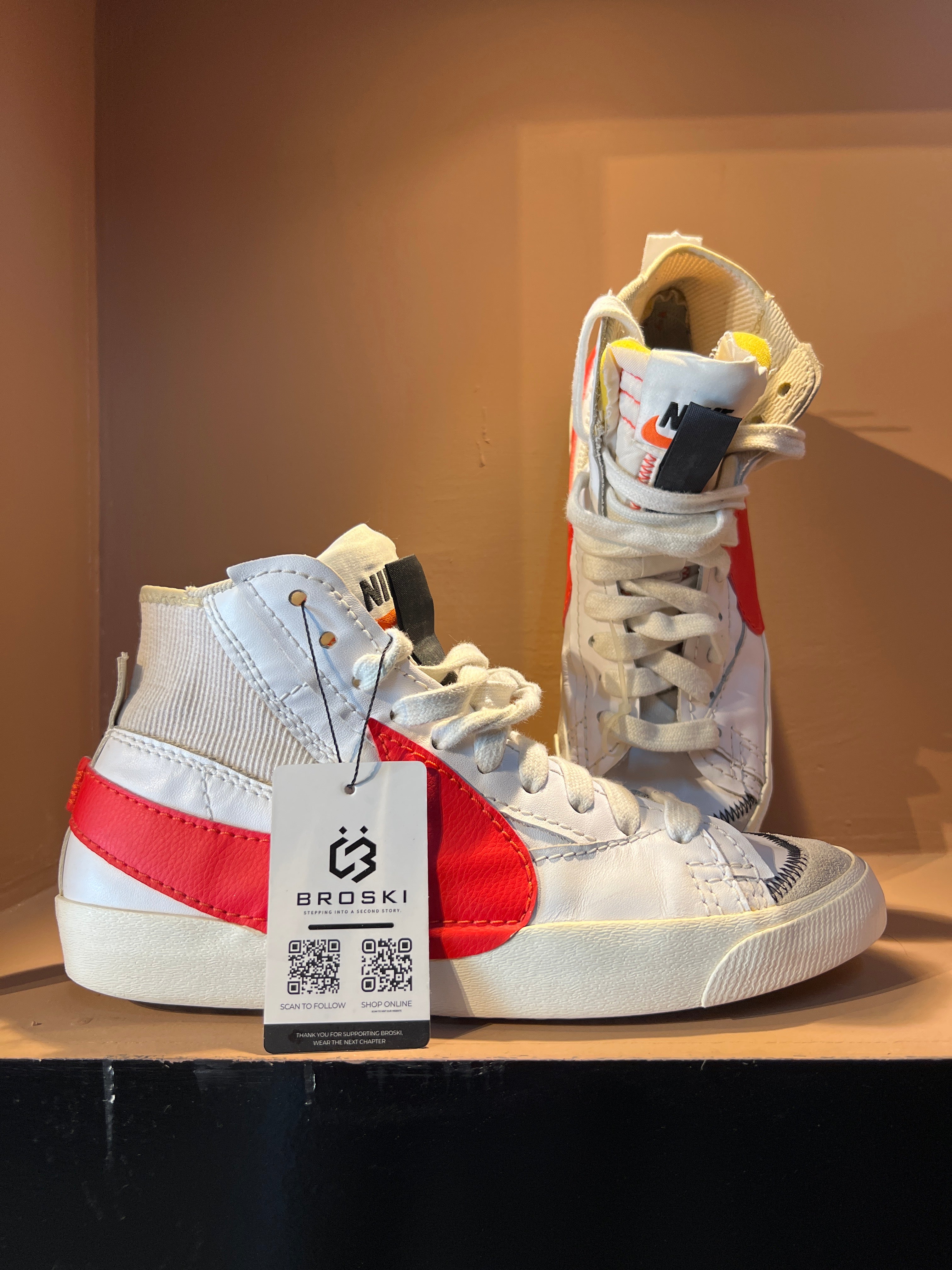 Nike Blazer Mid '77 Jumbo "White Habanero Red"